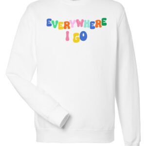 EVERYWHERE Crewneck (White)